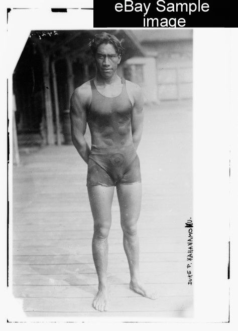 1920s Duke Kahanamoku The Big Kahuna Surf Inventor  