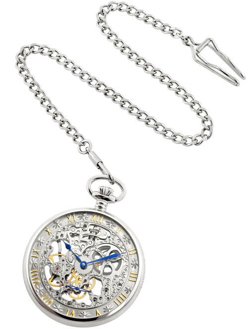 Stuhrling 618 Montres De Poche Marseille Mechanical Pocket Watch