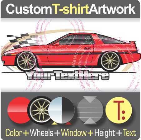   shirt for 1986 87 88 89 90 92 MKIII MK3 Toyota Supra Turbo 7M GTE Fans