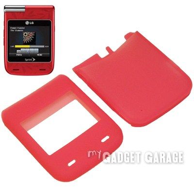 Rubber Gel Cover Skin Case For LG Lotus Elite Mystique  