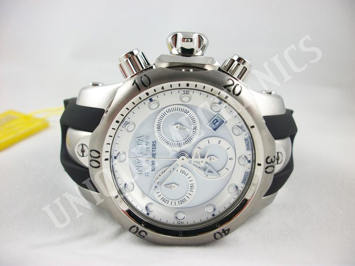 Invicta 0953 Venom Reserve Mother of Pearl Chronograph Watch  