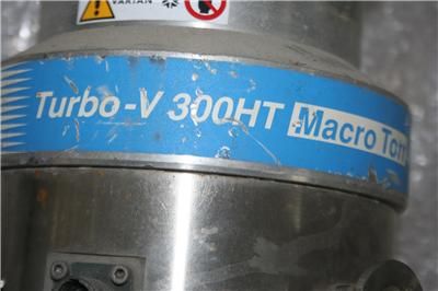 VARIAN TURBO V 300HT Macro Torr TV 300HT PUMP 933Hz  