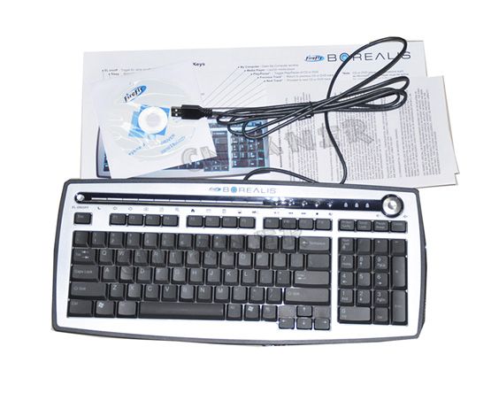 New Original FireFly Borealis Illuminated USB Keyboard  