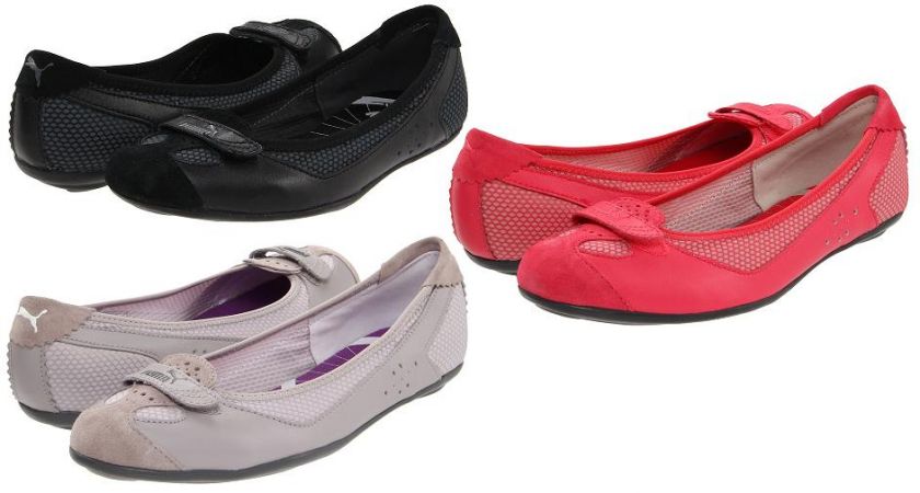 PUMA ZANDY MESH WOMENS FLAT BALLERINA SHOES ALL SIZES 885922954279 