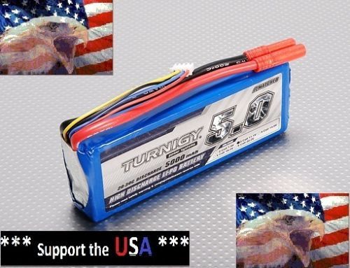 USA* LiPo 5000 mAh 3S 11.1v Slash 4x4 RC8Te SC8e 10SC  