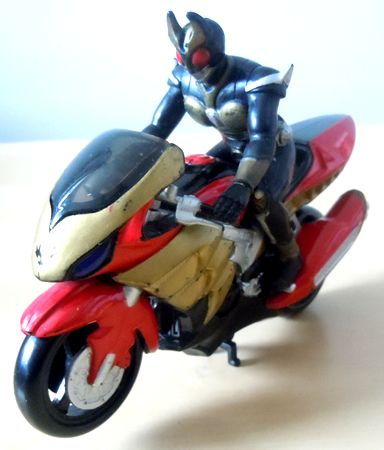   Agito Machine Tornado Bike Toy Figure Yutaka Cyclone Mecha  