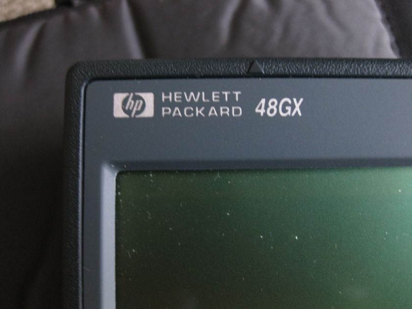 HP Hewlett Packard 48GX Calculator 128K Internal Memory OEM Padded 