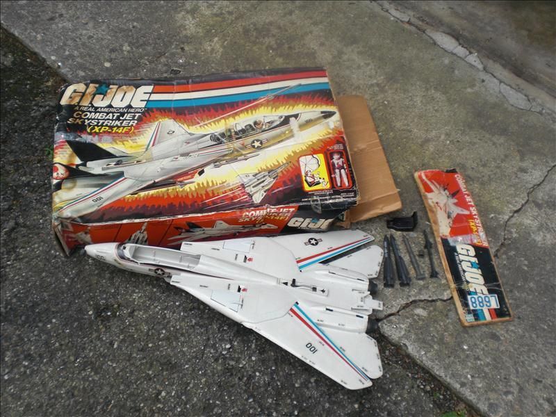 vintage 1983 GI Joe Combat Jet SKYSTRIKER XP 14F w/Box  