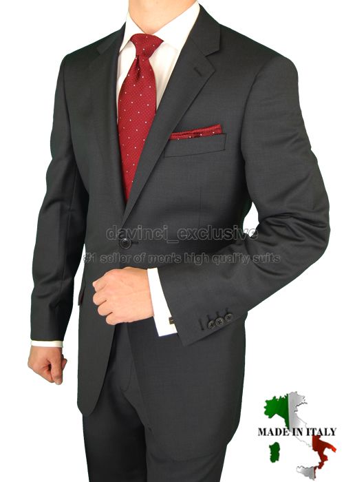 NATAZZI 160S MEN SUIT $2598 CASHMERE 21100_2 GRAY 44R  