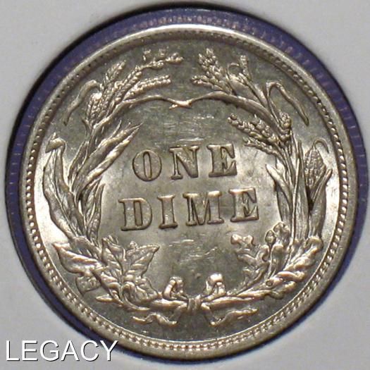 1906 P U.S. SILVER BARBER DIME FIRST YEAR NICE (YN+  