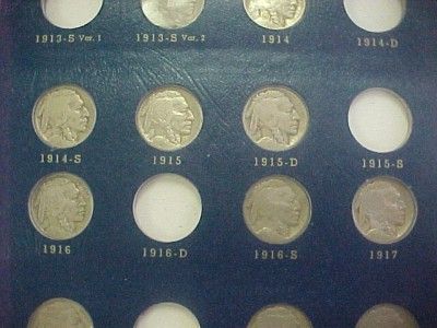 1913 1938 BUFFALO NICKEL PARTIAL SET 55 NICKELS NICE  