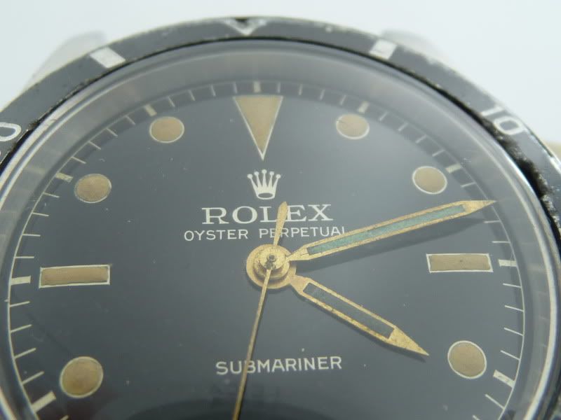 ROLEX SUBMARINER 6204 GILT.AMAZING 1953 FIRST SUB  