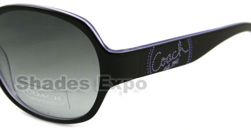 NEW COACH SUNGLASSES CC 2030 BLACK CC2030 BLACK AUTH  