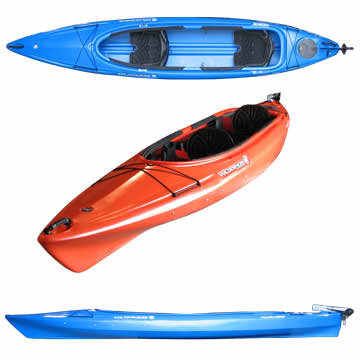 Pamlico 135 w/paddles,new 2011//  RED K4  