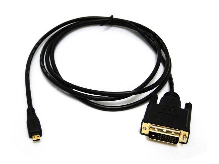 Micro HDMI to DVI Cable for EVO 4G Droid X XT800 & XOOM  