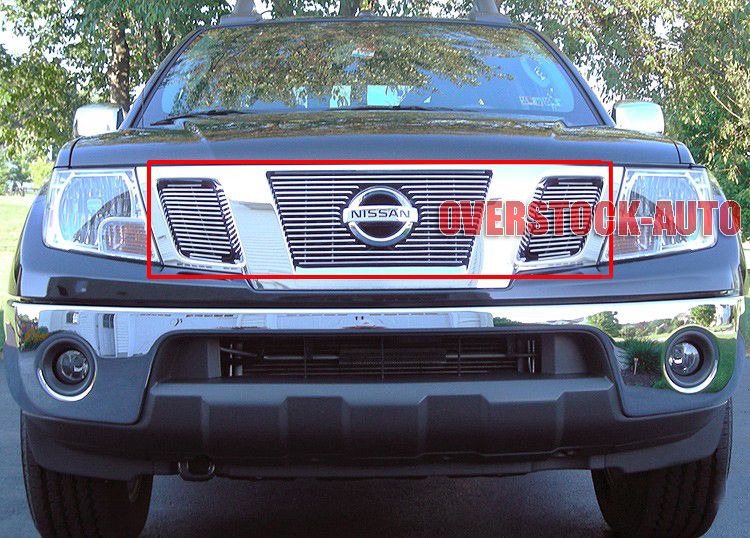 Chrome Billet Grille   Upper   2009 2012 Nissan Frontier  