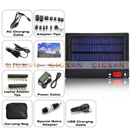 High Capacity Solar Charger and Battery (20,000mAh)  