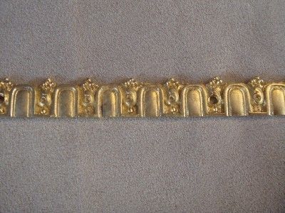 ANTIQUE EMPIRE STYLE 24KT GOLD PLATE MOULDING BORDERING  