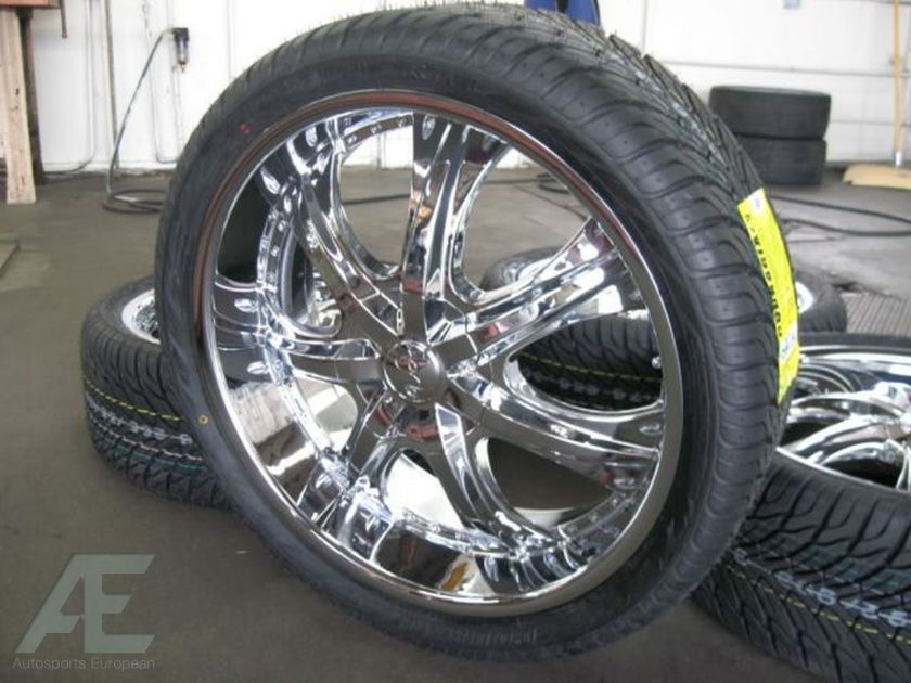 22 WHEELS/RIMS+TIRES   MAGNUM CHRYSLER 300 CHARGER  