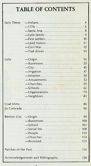 Patchwork Lytle Folks Facts & Fables Texas History 1976  