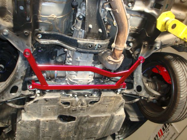 Brace Subaru Impreza WRX STI 08 09 10 RED Megan Racing  