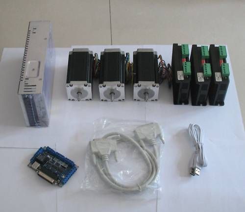 axis Nema23 stepper motor 425oz in CNC controller kit  