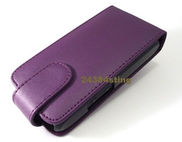 LEATHER FLIP CASE COVER POUCH for LG OPTIMUS GT540  