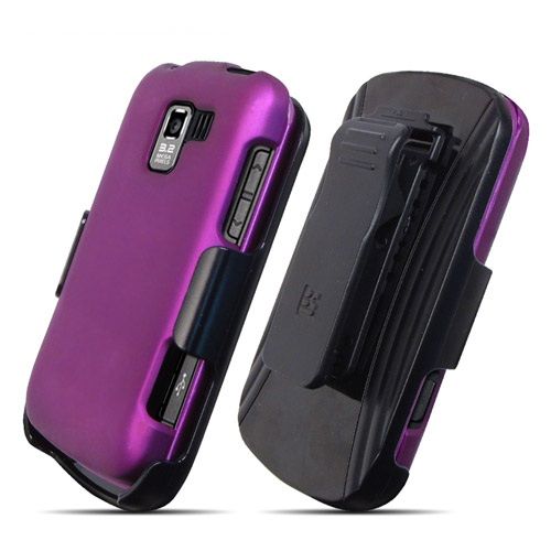 LG ENLIGHTEN VS700 OPTIMUS Q CASE AND HOLSTER COMBO W/ SWIVEL BELTCLIP 