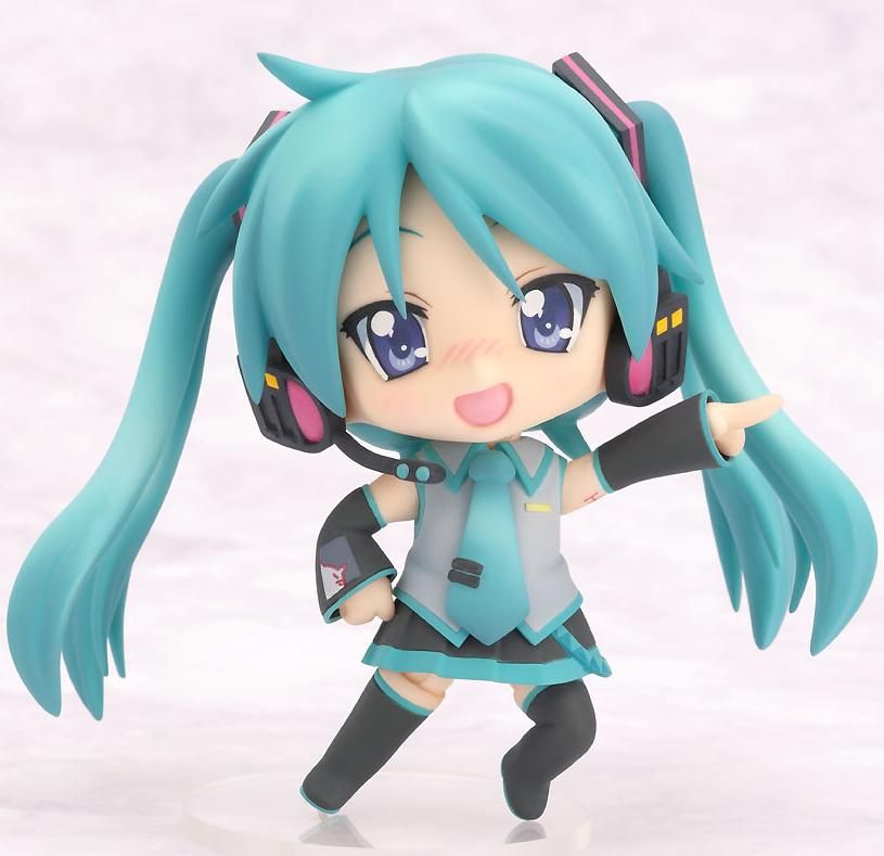 Nendoroid lucky star Kagami Hiiragi Miku Hatsune figure  