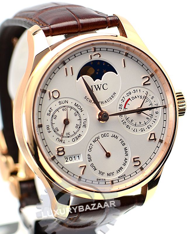 IWC Portuguese Perpetual Calendar in Rose Gold Reference # IW502302 