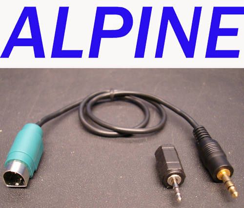 ALPINE 3.5MM 2.5MM AUX KCE 236B CABLE CDA 9852 CDA 9856 CDA 9857 9870 