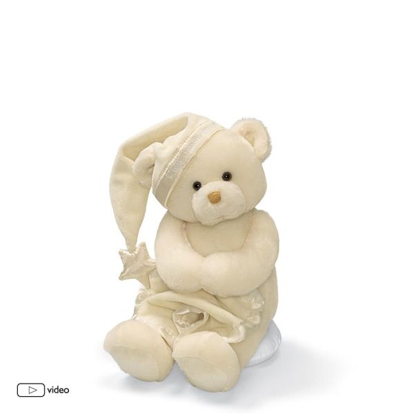 Gund Plush 13.5 Nighty Night Cream Dream Bear ~NEW~  