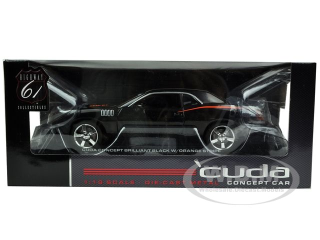 Brand new 118 scale diecast car model of Plymouth Cuda Concept 