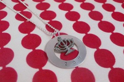 Menorah Hanukkah Chanukah Silver Custom Necklace Child  