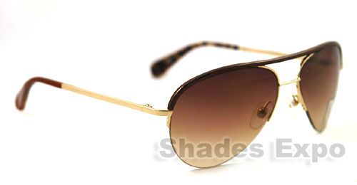 NEW DIANE VON FURSTENBERG SUNGLASSES DVF 101S BROWN 715  