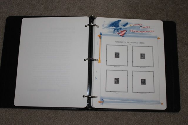 WHITE ACE ~ Beautiful Binder W slipcase With New Plate Block Pages 