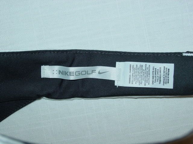 New NIKE Golf Womens White Adjustable Visor One Size OS  