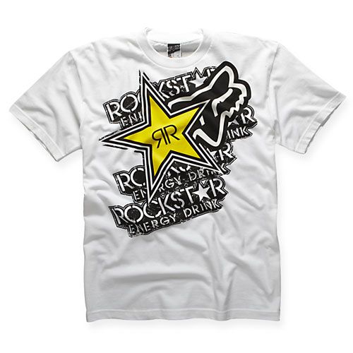 Rockstar Dimension s/s Tee by Fox Racing White, XL  