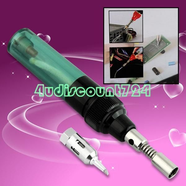 PEN SHAPED CORDLESS BUTANE GAS SOLDERING IRON TOOL NEW  