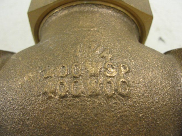 9213 NEW United Brass Works 50T Check Valve 1 1/4 NPT  