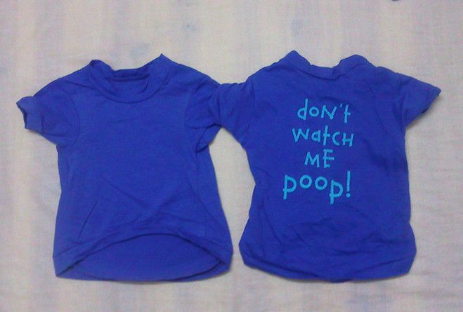 NEW ★ XS S M ★ Pet Dog Clothes Funny Phrases T Shirt  