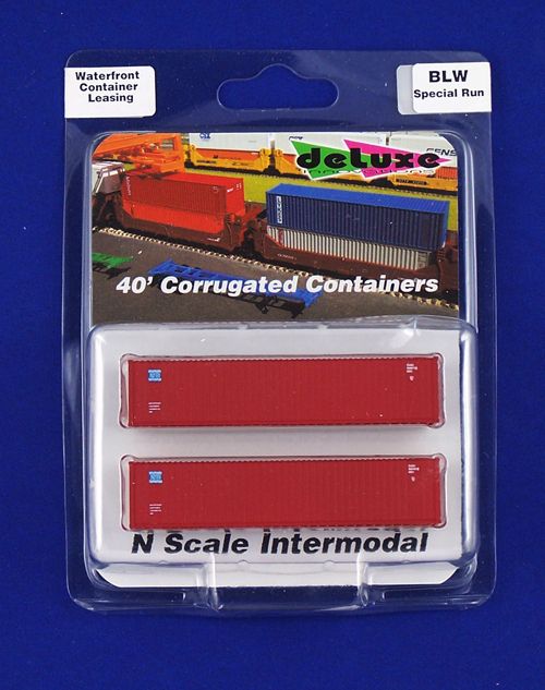 WCL ~ 40 CONTAINER ~ BLW CUSTON by DELUXE INNOVATIONS N SCALE  