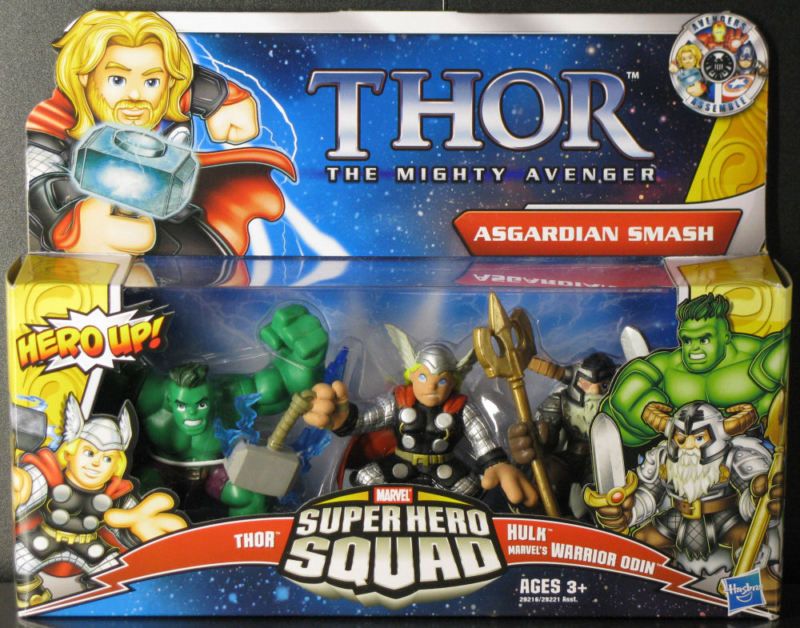 THOR MOVIE SUPER HERO SQUAD HULK ODIN ASGARDIAN SMASH  