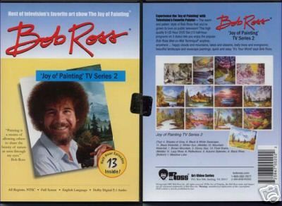 New Bob Ross Joy of Oil Painting TV Series 2 on DVD ART  