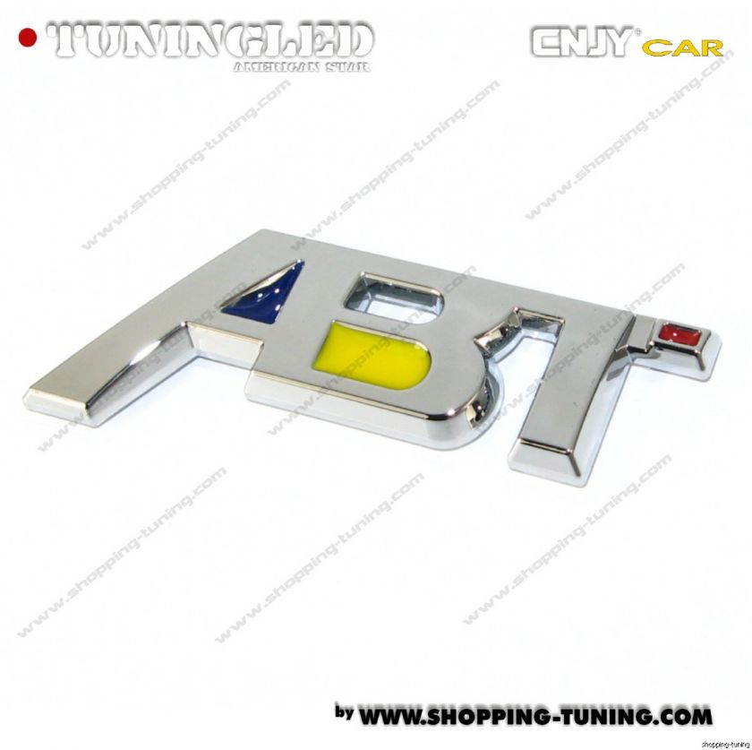 EMBLEME CAR LOGO ADHESIF AILE A BLEU B JAUNE T ROUGE  