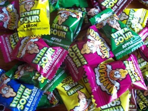 Candy Sour Warheads, 60 pc Bag  