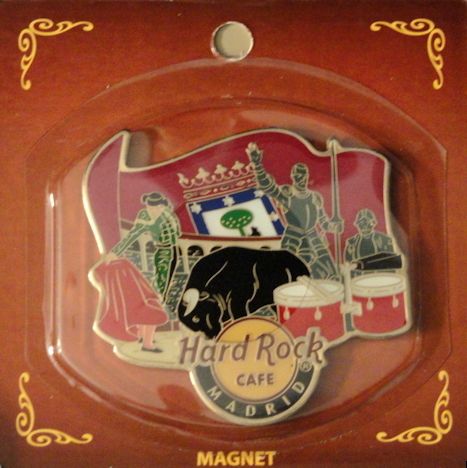   Cafe MADRID SPAIN City Tee Graphic MAGNET New w/Card ALTERNATIVE Style