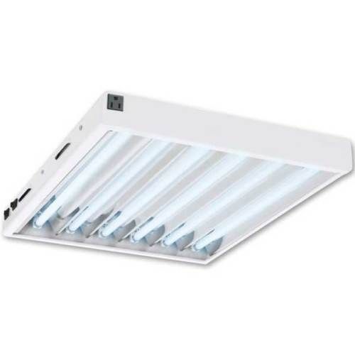 MAXLUME 2 foot T5 GROW LIGHT w SIX VEG BULBS LAMPS  