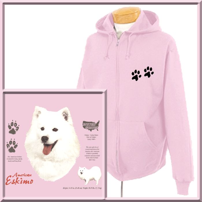 American Eskimo Dog Breed Origin SWEATSHIRT S 2X,3X,4X  