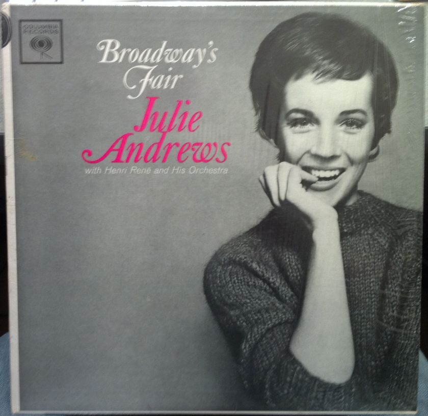 JULIE ANDREWS broadways fair LP vinyl CS 8512 VG+  